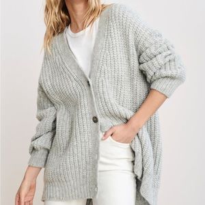 SALE Jenni Kayne Alpaca Cocoon Cardigan in Grey